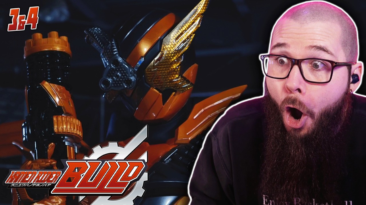 HawkGattling? | KAMEN RIDER BUILD Episode 3-4 Reaction (日本語字幕付き)