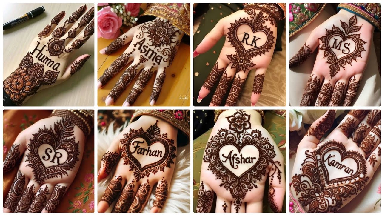 Name mehndi designs for girls 😍|| Creative mehndi designs 2026 