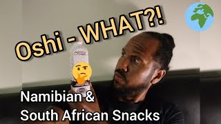 American Tries African Snacks & African dating | #Namibia #SouthAfrica