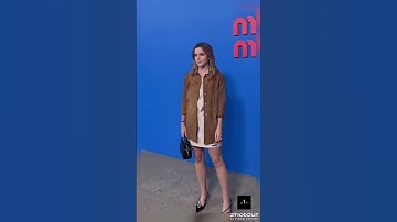 Emma Watson’s Chic Arrival & Epic Exit at Miu Miu SS26” #fashionevent