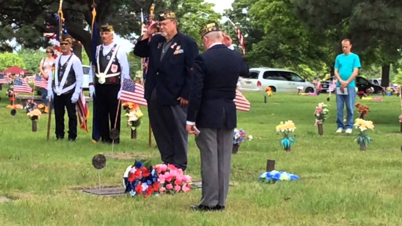 Memorial Day Service At Resthaven Cemetery - YouTube