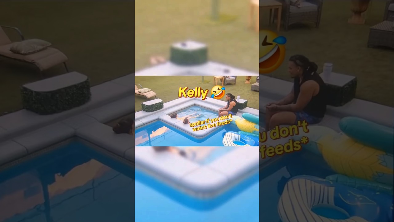 Kelly staying positive 😅 