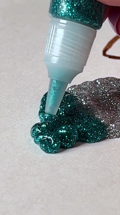 Glitter Glue Mermaid #crayola #drawing #glitter #color #mermaid #fun #shorts