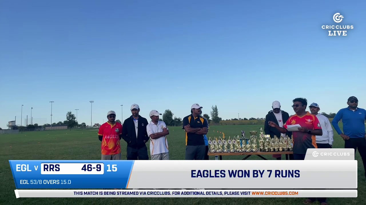 2026 Junior Cricket League - Rising Royals Vs Eagles