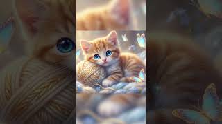 DEEP CALM MUSIC ♫ Relaxing Music with Cute Kitten #healing #music #relaxing #cute