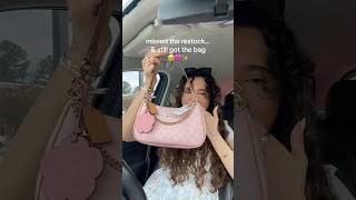 I still can’t believe I got this lucky🥹🩷 #coach #purse #bag #pink #tiktok #tiktokvideo