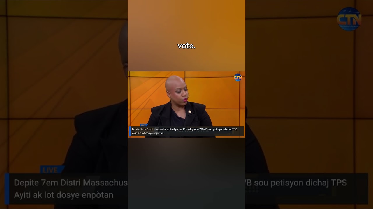 Congresswoman Pressley on the next step for the discharge petition on the Haitian TPS