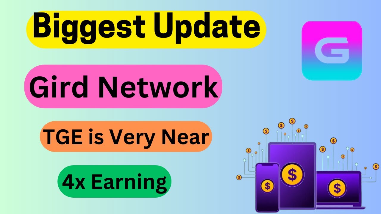 Grid Network Update Desktop Node Is lunched - YouTube