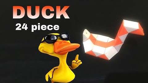 How to Make a Duck With 24 Piece Snake Cube / Rubik