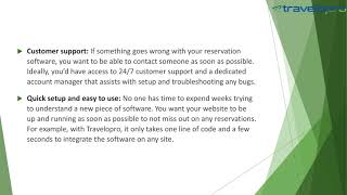 Tour Booking Software