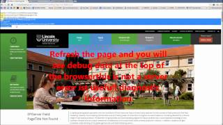 How to put an EPiServer page into debug mode 18 12 2014