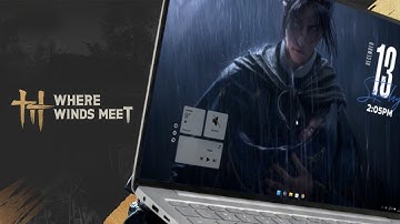 WHERE WINDS MEET Desktop Theme for Windows 11 | Live Wallpaper & Rainmeter PC Customization 2025