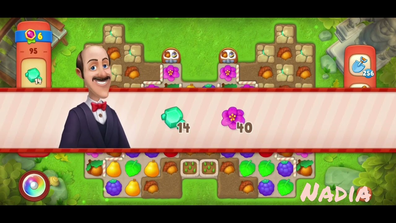 Gardenscapes 10646🥀. Golden Cups. Stage 91100 YouTube