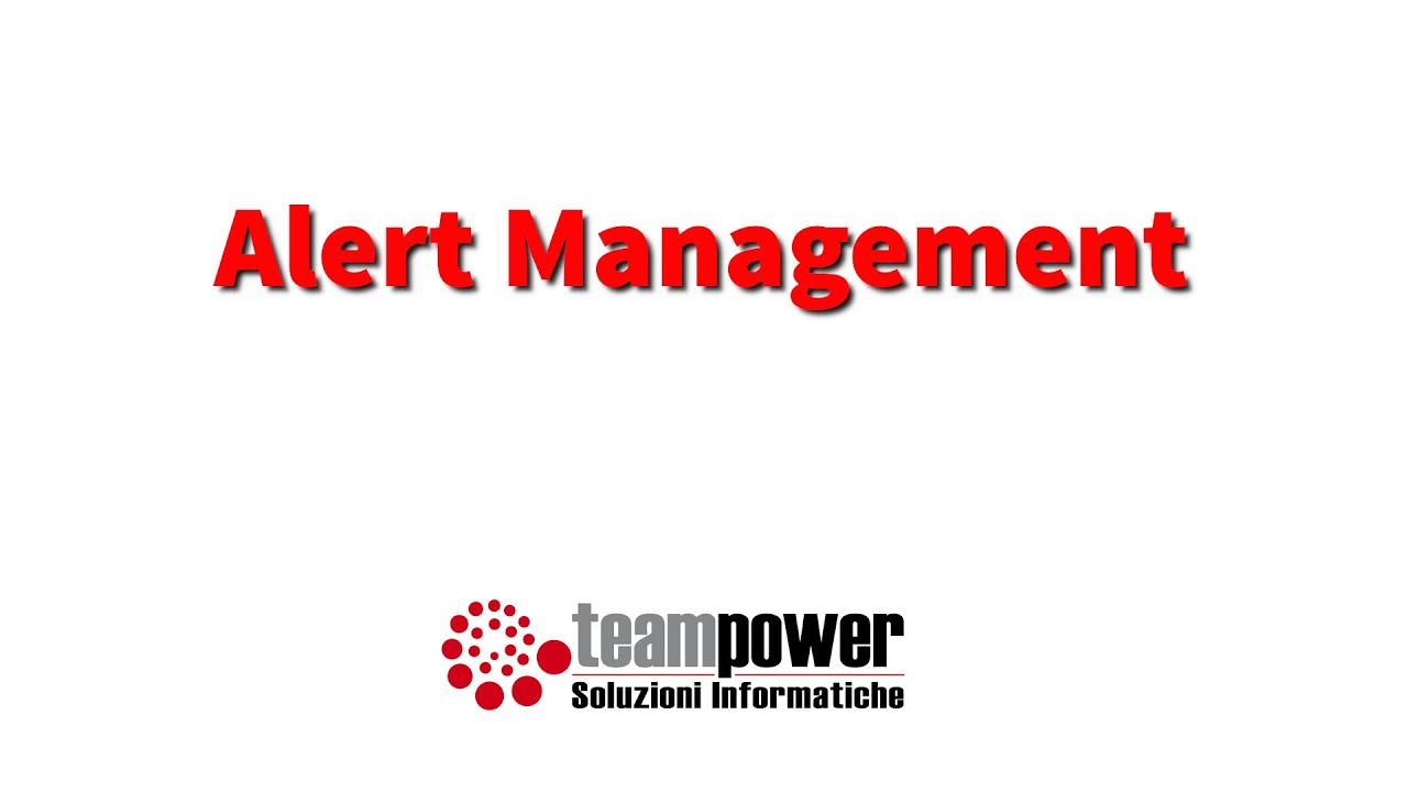 Alert Management