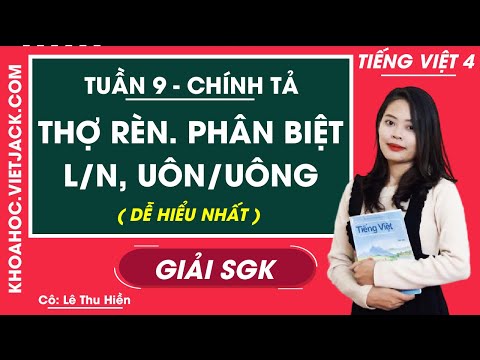 Video Chính tả Thợ rèn Phân biệt l/n, uôn/uông - Tuần 9 -... - youtube