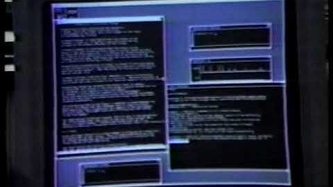 The First Tiling Window Manager - Siemens RTL Tiled Window Manager (released in 1988)