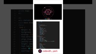 This Futuristic UI Orbit Animation is Pure Frontend Magic (HTML CSS JS)” #shorts