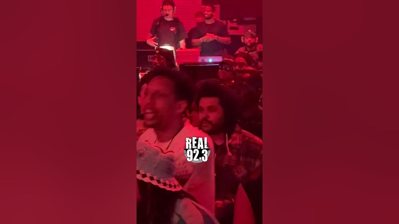 The Weeknd At Kendrick Lamar's Show In L.A. | The Pop Out: Ken & Friends