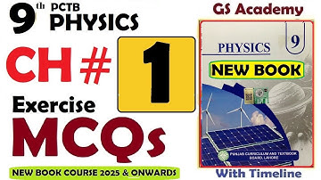 Exercise MCQs, Chapter 1, Physical Qauntities & Measurements, Class 9 Physics, 9th Physics, gs