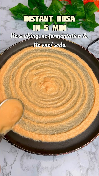 Instant Masoor Daal Dosa in 5 min| No soaking, No fermentation| #highprotein #dosa #healthyrecipes