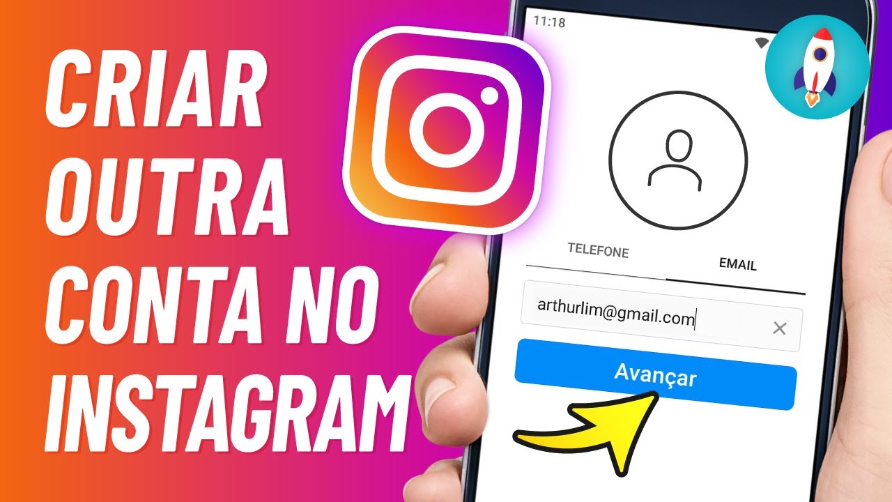 Como Criar OUTRA CONTA NO INSTAGRAM Com o Mesmo Email - YouTube