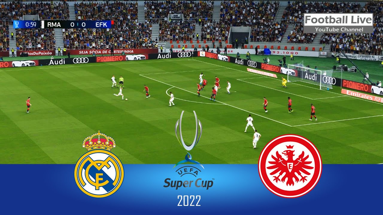 Real Madrid VS Eintracht Frankfurt 2022 UEFA Super Cup 2022 PES