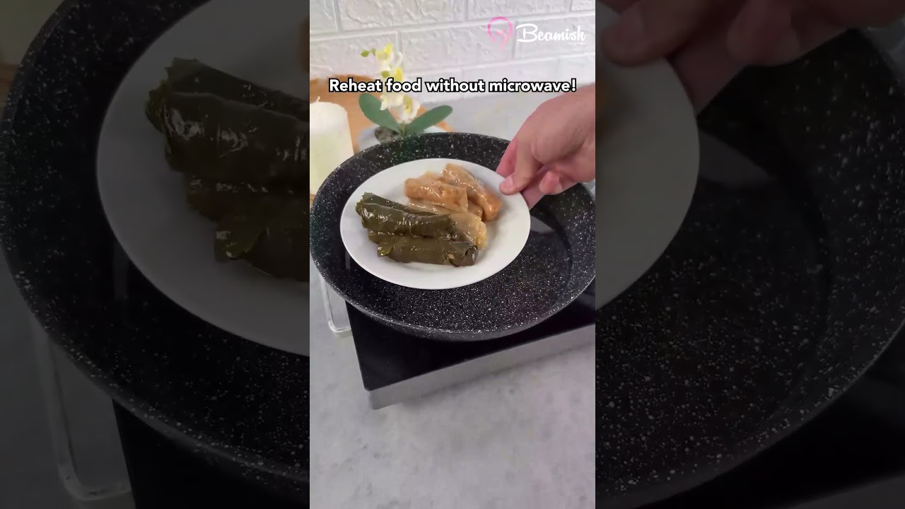 Reheat food without microwave! ♨️🍲 