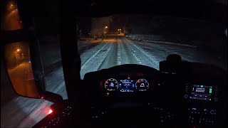 Schneekatastrophe im Scania R660 V8