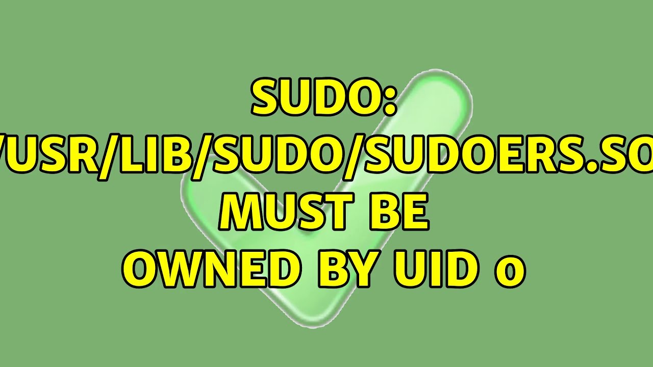 Usr bin sudo. Sudoers.