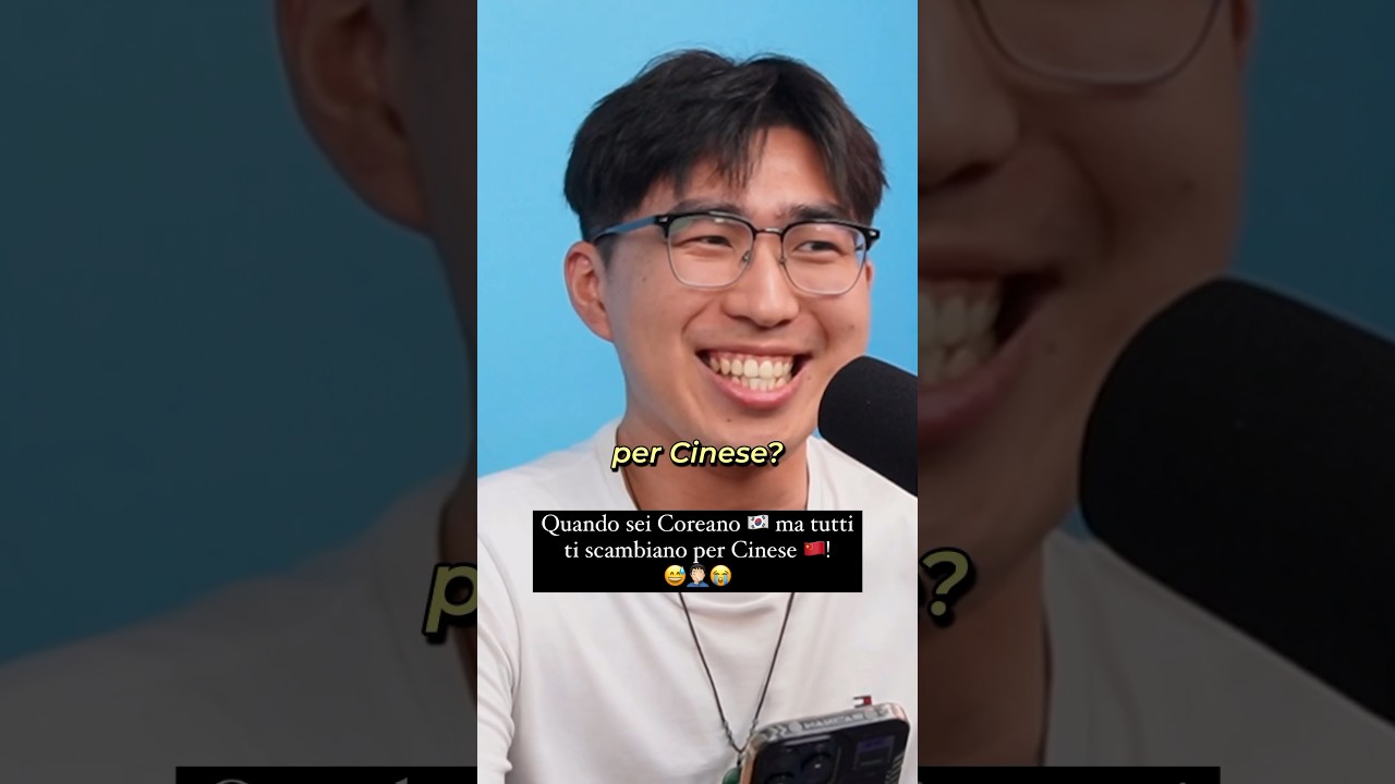Ma i Coreani in Italia vengono scambiati per Cinesi? 😅🇮🇹🇰🇷 #podcast #corea #cina