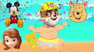 Wrong Heads Paw Patrol Sofia The First Learning Colors For Babies Nursery Rhymes Finger Family