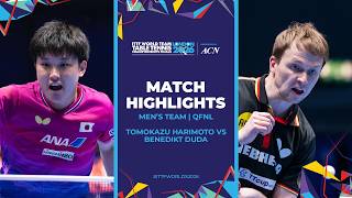Tomokazu Harimoto vs Benedikt Duda | MT - QF | #ITTFWorlds2026 screenshot 5