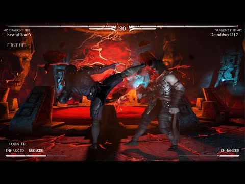 Most Difficult Dragon fire liu kang combo to land