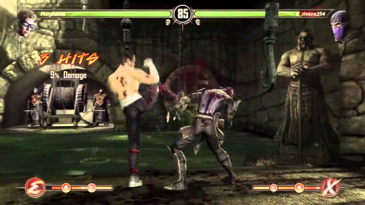 Mortal Kombat 9 (2011) online matches vs Pittyfulme part 4