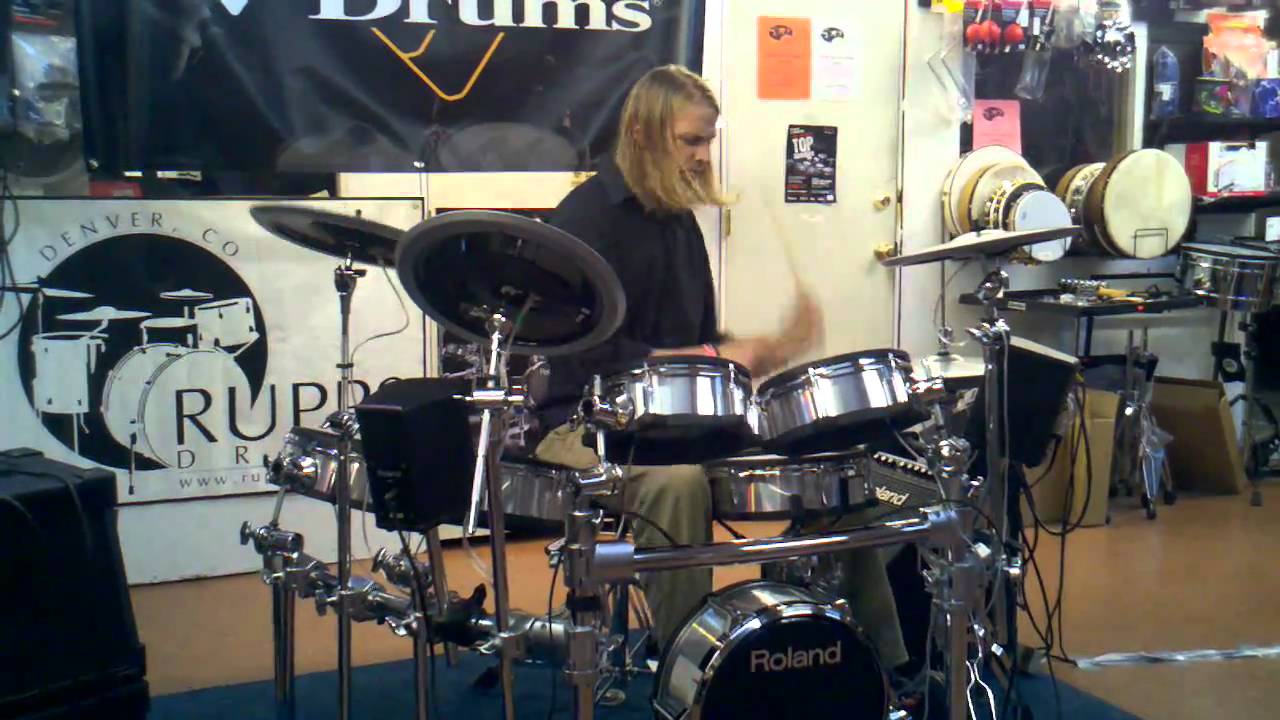 Electronic Drum Solo VDrums YouTube