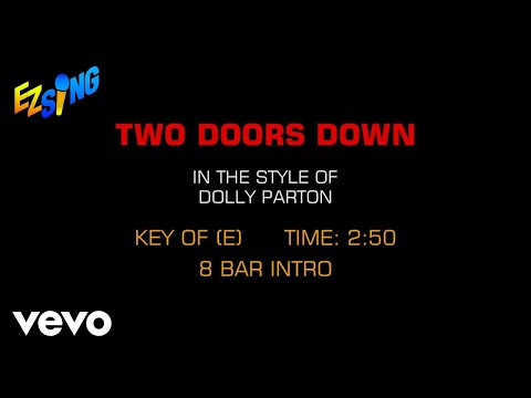 Dolly Parton - Two Doors Down (Karaoke)