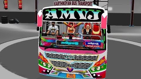 AMVJ BUS REALSED Review detail livery comments pannuga 🔃🔃🔃