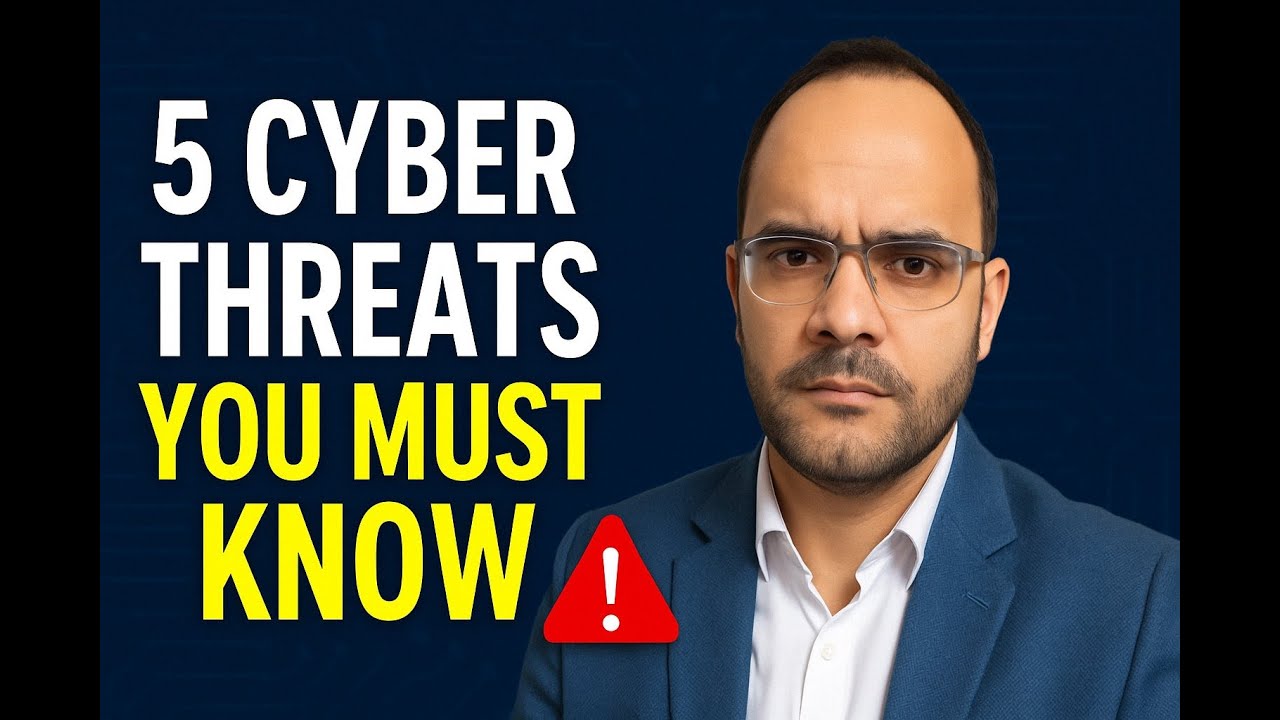 "أخطر 5 تهديدات إلكترونية في 2025 | احمي نفسك وأهلك قبل فوات الأوان!"