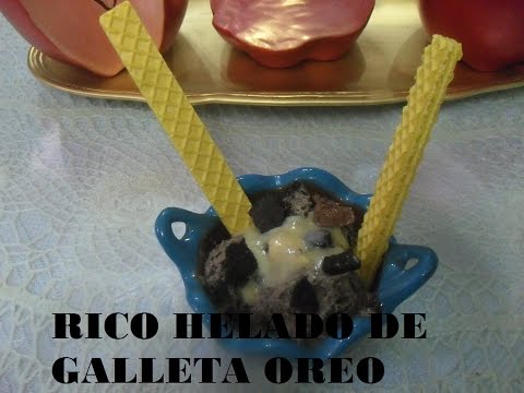 RICO HELADO DE GALLETA OREO (LOS ANGELES COCINAN )