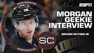 Morgan Geekie says the Bruins BUYING IN is a big key to success this season 🏒 | SportsCenter