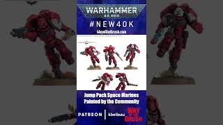 A Flight of Jump Pack Space Marines Painted by the Community #painting