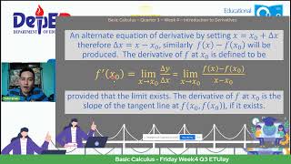 Basic Calculus  - Friday Week4 Q3 ETUlay