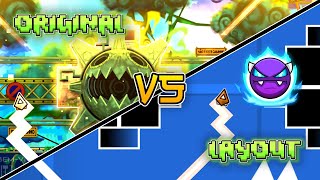 Blackfire Backfire: Original vs Layout [Full Comparison] | Geometry Dash 2.2