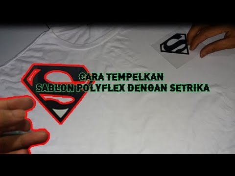  SABLON  POLYFLEX  DENGAN SETRIKA YouTube