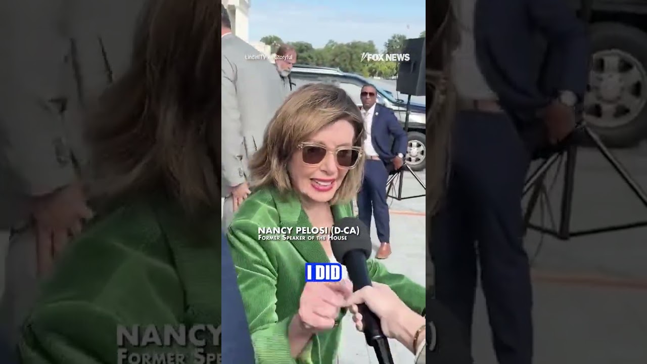 «ЗАТКНИСЬ»: Нэнси Пелоси теряет самообладание, когда репортер настойчиво допрашивает ее о события...