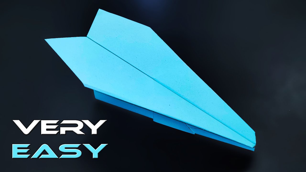 Paper airplane for kids easy (Paper Airplane DUDE PERFECT) YouTube