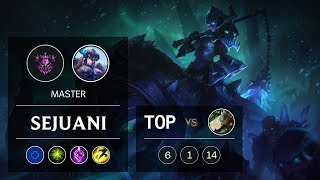 Sejuani Top vs Riven - EUW Master Patch 9.5