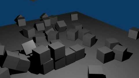 Inital Blender Bullet Physics Test