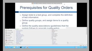Configuring Quality Management