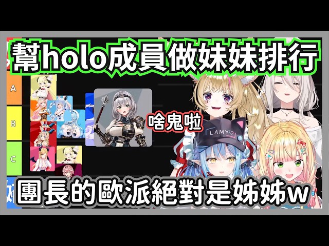 聊到團長的妹妹分類突然很熱烈地音音菈米，被尾丸丸吐槽有歐派不等於